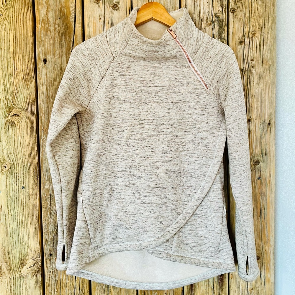 Athleta Cozy Karma Asym Pullover